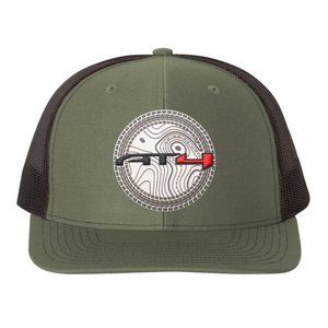 AT4 3D Snapback Trucker Hat- Loden/ Black